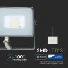 V-TAC LED reflektor 20W meleg fehér Samsung chip - SKU 445