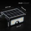 V-TAC napelemes mozgásérzékelős LED reflektor 7W CCT, 129 Lm/W - SKU 24341