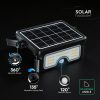 V-TAC napelemes mozgásérzékelős LED reflektor 7W CCT, 129 Lm/W - SKU 24341