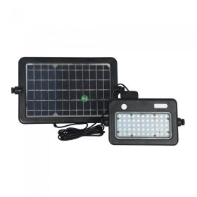   V-TAC napelemes mozgásérzékelős LED reflektor 10W természetes fehér 110 Lm/W - SKU 8674