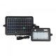 V-TAC napelemes mozgásérzékelős LED reflektor 10W természetes fehér 110 Lm/W - SKU 8674