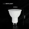 V-TAC GU10 CREE LED spot égő 6W meleg fehér 38° - SKU 211896