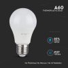 V-TAC 8.5W E27 meleg fehér LED égő - SKU 252