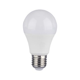   V-TAC 8.5W E27 meleg fehér A60 LED égő, 95 Lm/W - SKU 21228