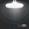 V-TAC 24W E27 meleg fehér LED UFO égő - SKU 216