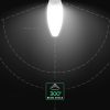  V-TAC 60W E40 természetes fehér Olive LED égő, 108 Lm/W - SKU 211876