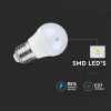 V-TAC 5.5W E27 természetes fehér CRI>95 LED égő - SKU 7492