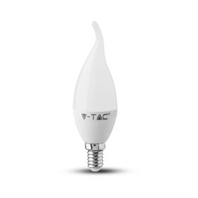   V-TAC 3.7W E14 meleg fehér C37 LED gyertyaláng égő - SKU 214164