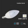 V-TAC 5.5W E14 természetes fehér LED gyertya égő csomag (6 db) - SKU 2737