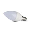 V-TAC 5.5W E14 természetes fehér LED gyertya égő csomag (6 db) - SKU 2737