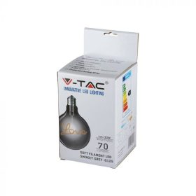   V-TAC 5W borostyán E27 meleg fehér filament LED égő - SKU 2700