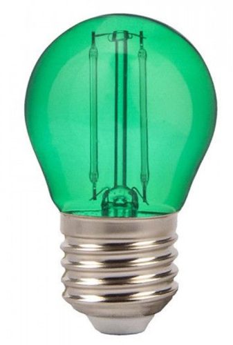 V-TAC 2W E27 zöld filament LED égő - SKU 7411