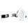 V-TAC GU10 LED spot égő fehér kerettel 3 db/csomag 5W hideg fehér 110° - SKU 8883