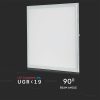 V-TAC LED panel hideg fehér UGR<19 45W 60 x 60cm - SKU 62196