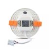 V-TAC süllyeszthető mennyezeti kerek LED panel 12W természetes fehér - SKU 728
