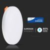 V-TAC süllyeszthető mennyezeti kerek LED panel 24W természetes fehér - SKU 740