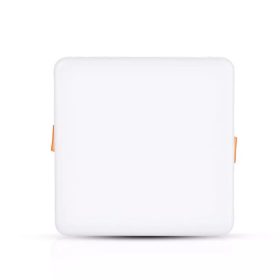   V-TAC süllyeszthető mennyezeti szögletes LED panel 12W meleg fehér - SKU 730