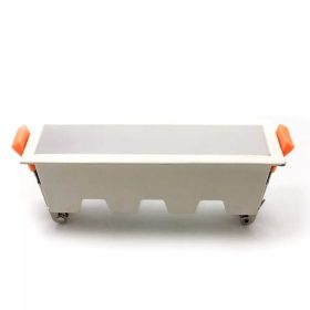   V-TAC süllyeszthető mennyezeti hosszúkás LED panel 10W meleg fehér - SKU 6401