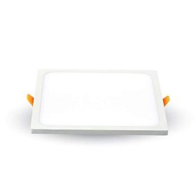   V-TAC süllyeszthető mennyezeti szögletes LED panel vékony kerettel 22W hideg fehér - SKU 4798