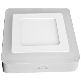   V-TAC falon kívüli mennyezeti szögletes LED panel 15W meleg fehér - SKU 4925