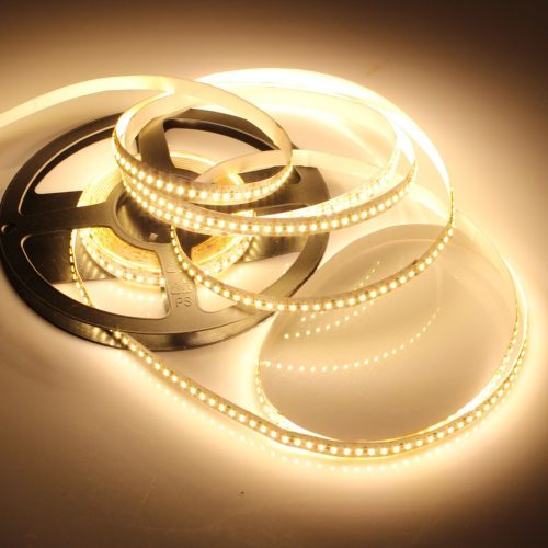 V-TAC LED szalag IP20 SMD 3014 chip 204 db/m meleg fehér - SKU 2404