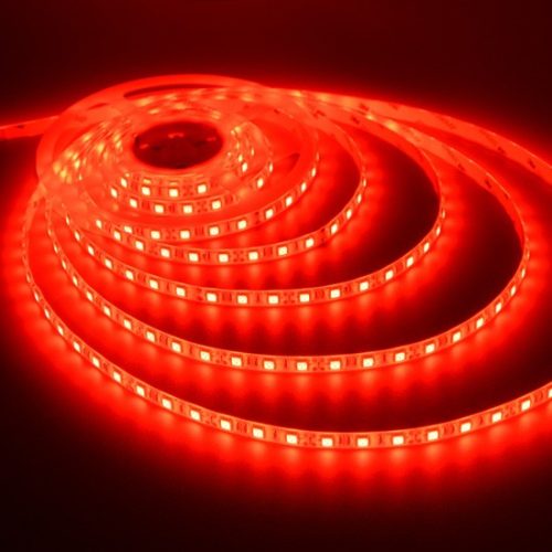 V-TAC LED szalag IP65 SMD 3528 chip 60 db/m piros - SKU 2036