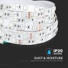 V-TAC LED szalag IP20 SMD 5050 chip 60 db/m RGB - SKU 2591