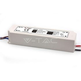   V-TAC műanyagházas IP65 LED tápegység 24V 100W 4.2A - SKU 3101