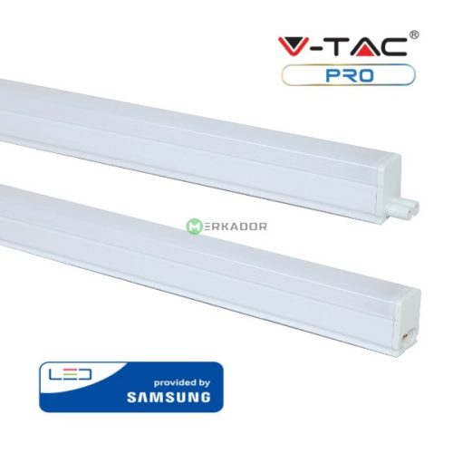 V-TAC LED lámpa 32cm T5 4W beépített kapcsolóval természetes fehér - SKU 690
