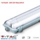 V-TAC armatúra 2 db LED fénycsővel 60cm 20W IP65 hideg fehér - SKU 6466
