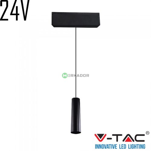 V-TAC LED függő spotlámpa mágneses sínhez 15W CRI>90 UGR<19 meleg fehér - SKU 7968