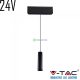 V-TAC LED függő spotlámpa mágneses sínhez 15W CRI>90 UGR<19 meleg fehér - SKU 7968