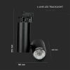 V-TAC LED sínes spotlámpa állítható CRI>95 30W hideg fehér - SKU 1297