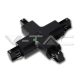 V-TAC X alakú tracklight sín csatlakozó - SKU 3526