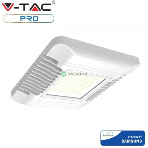 V-TAC csarnokvilágító LED lámpa benzinkutakhoz 150W 120 Lm/W 110° természetes fehér - SKU 572