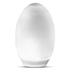   V-TAC napelemes ovális gömb alakú RGB+meleg fehér színváltós akkus LED dekoráció - SKU 8557