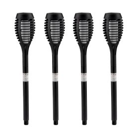   V-TAC láng imitáló napelemes akkus kerti lámpa csomag (4 db) meleg fehér - SKU 8689