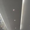 V-TAC GU10 LED spotlámpa keret, fehér+rózsaarany fix lámpatest - SKU 3117
