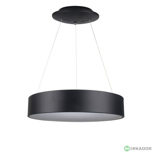 V-TAC 20W dimmelhető csillár, fekete búrával, beépített LED fényforrással, meleg fehér - SKU 3993