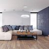 V-TAC 30W dimmelhető csillár, fehér búrával, beépített LED fényforrással, meleg fehér - SKU 3995