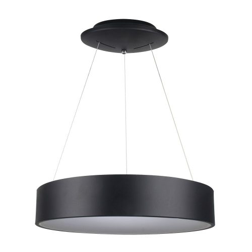 V-TAC 30W dimmelhető csillár, fekete búrával, beépített LED fényforrással, meleg fehér - SKU 3996