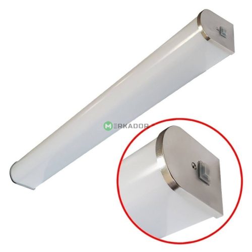 V-TAC 10W beltéri króm fali LED lámpa, természetes fehér - SKU 3916