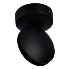   V-TAC 7W kültéri, fekete, forgatható, fali LED lámpa természetes fehér - SKU 8220