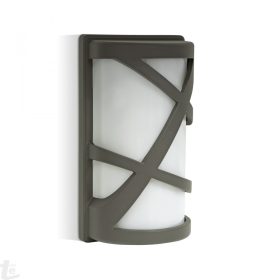   V-TAC alumínium kültéri fali lámpa, sötét szürke, E27 foglalattal - SKU 7065