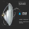 V-TAC 8W LED medencevilágítás, IP68, meleg fehér - SKU 7556
