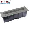 V-TAC 6W szürke LED lépcsővilágítás, IP54, meleg fehér - SKU 8350