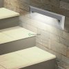 V-TAC 6W szürke LED lépcsővilágítás, IP54, meleg fehér - SKU 8350