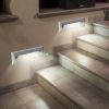 V-TAC 6W szürke LED lépcsővilágítás, IP54, meleg fehér - SKU 8350