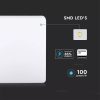 V-TAC 15W szögletes, mennyezeti LED lámpa, természetes fehér - SKU 55679