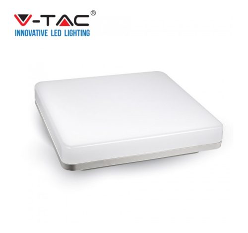 V-TAC 25W szögletes, mennyezeti LED lámpa, természetes fehér - SKU 13969